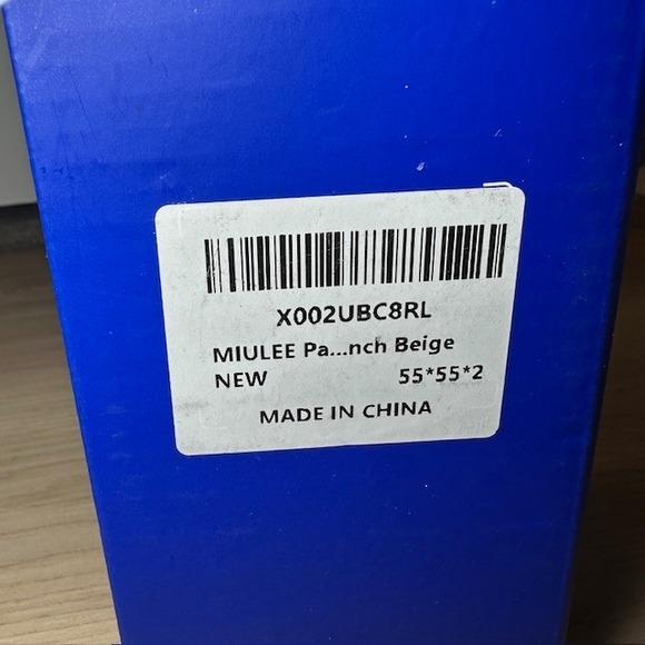 MIULEE Pack of 2 Neutral Beige Textured Linen Blend Pillow Covers 22X22 - Picture 3 of 4